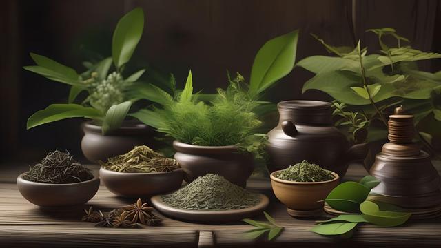 Kolesterol tinggi? Atasi dengan herbal alami! Pakar merekomendasikan jati belanda, teh hijau, dan tempuyung untuk menurunkan kolesterol dan menjaga kesehatan tubuh. (Ilustrasi by AI)