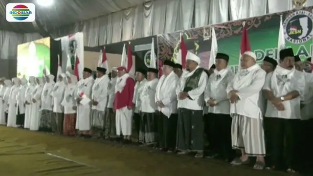 Erick Thohir dan Kofifah Indar Parawansa hadiri Deklarasi Jaringan Kyai dan Santri Nusantara Jawa Tengah di Semarang.