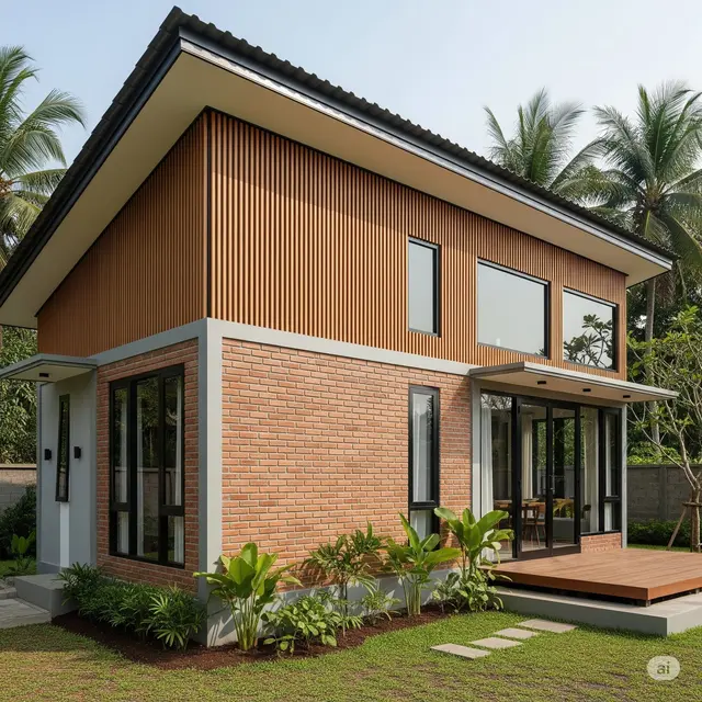 Rumah Semi Permanen Tipe 36 Minimalis