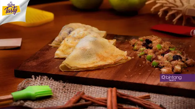 [Bintang] Bintang Tasty: Crepes Apple Strudel, Camilan Manis untuk Menemami Hari Libur Kamu
