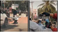 6 Kejadian Lucu di Lampu Merah Ini Tak Terduga, Jadi Perhatian Pengendara Lain
