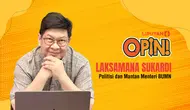 Politisi dan Mantan Menteri BUMN Laksamana Sukardi (Liputan6.com/Abdillah)