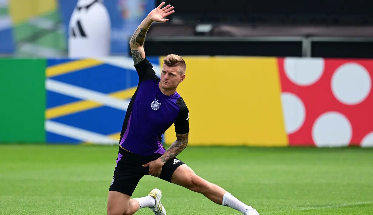 Laga Jerman kontra Denmark mengingatkan kita pada final Euro 1992.  (Tobias Schwarz/AFP)