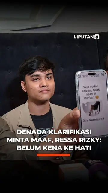 Denada Klarifikasi Minta Maaf, Ressa Rizky: Belum Kena ke Hati