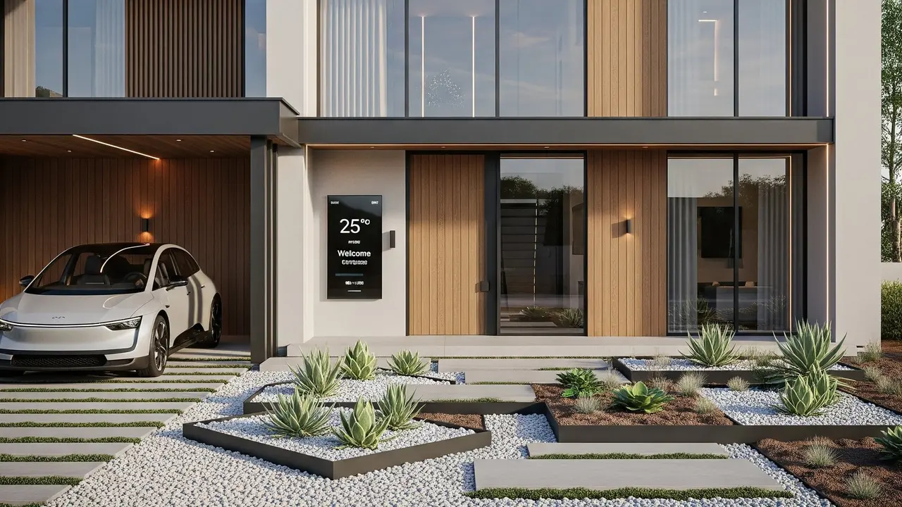 Desain Rumah Minimalis Modern dengan Smart Home Technology Terintegrasi