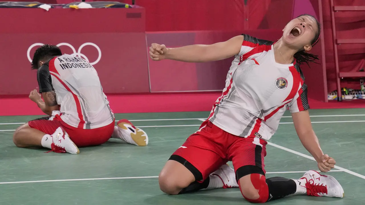 FOTO: Greysia Polii / Apriyan Rahayu Lolos ke Semifinal Olimpiade Tokyo 2020