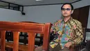Terdakwa kasus korupsi pengadaan videotron Riefan Avrian di Pengadilan Tipikor, Jakarta, Kamis (9/10/2014) (Liputan6.com/Miftahul Hayat)