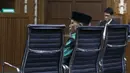Mantan anggota Komisi XI DPR RI, Amin Santono saat menjalani sidang pembacaan tuntutan di Pengadilan Tipikor, Jakarta, Senin (21/1). Amin terdakwa penerimaan suap terkait pembahasan tambahan anggaran APBN P 2018. (Liputan6.com/Helmi Fithriansyah)