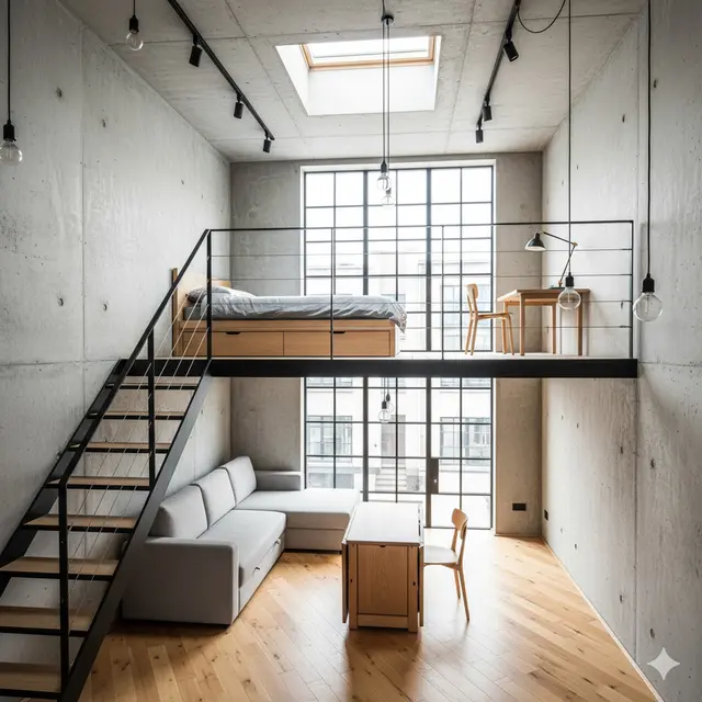 7 Tren Rumah Mezzanine Bergaya Industrial Minimalis untuk Hunian Sempit, Solusi Cerdas Maksimalkan Ruang