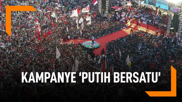 Fakta Kampanye ‘Putih Bersatu’ Jokowi-Ma’ruf di GBK