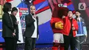 Lebih jauh, Erick Thohir juga menjelaskan tentang persiapan dari Timnas U-17 Indonesia yang saat ini tengah berada di Jerman untuk menjalani latihan khusus. (Liputan6.com/Angga Yuniar)