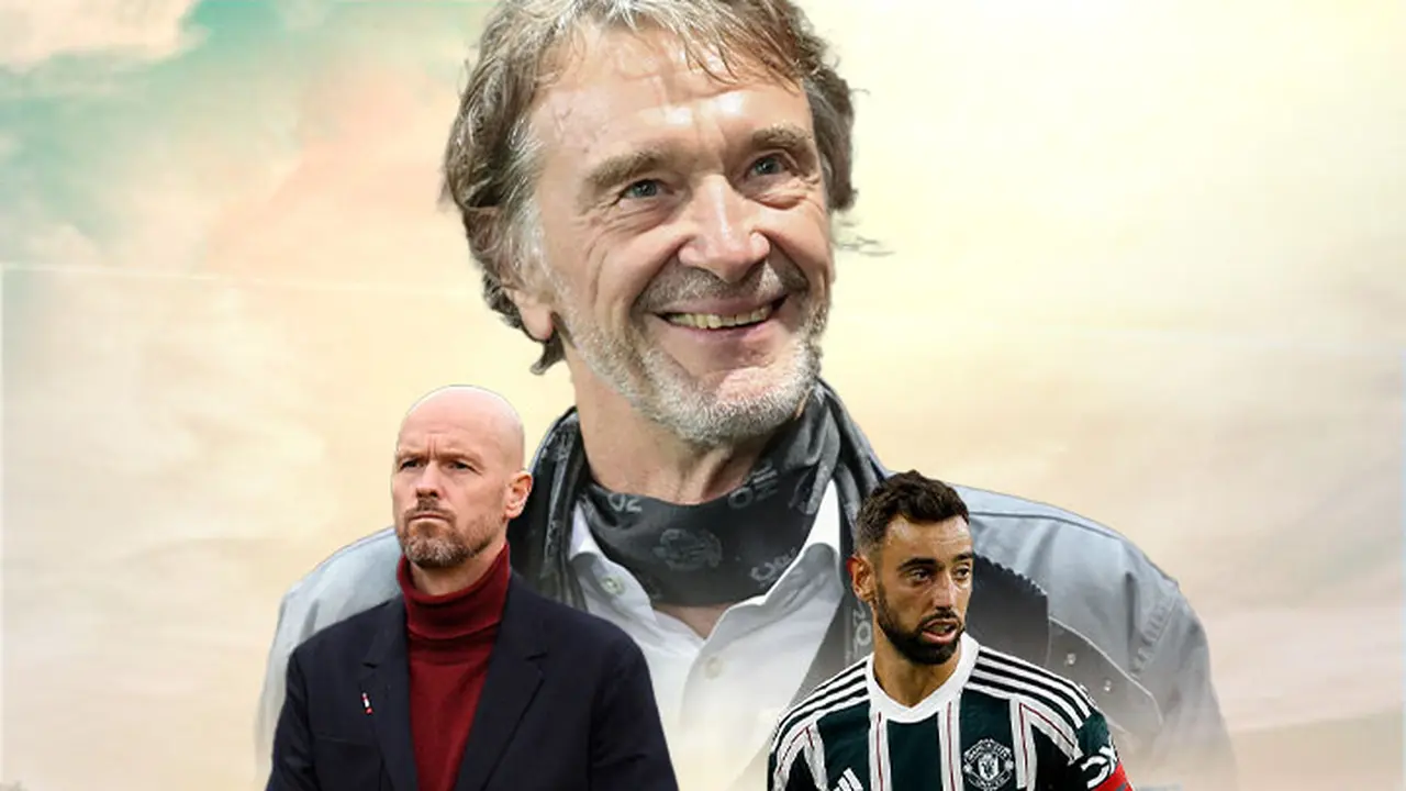 Manchester United - Sir Jim Ratcliffe, Erik Ten Hag, Bruno Fernandes