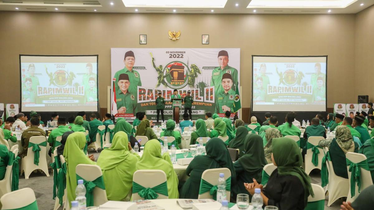 Hasil Rapimwil PPP Maluku: Ganjar Capres, Erick Thohir dan Mardiono Cawapres