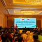 Forum Hukum dan Kebijakan yang mempromosikan kerja sama dalam bidang Ekonomi, Perdagangan, dan Investasi antara Vietnam dan Indonesia di Shangri-La Hotel, Jakarta pada 5 Agustus 2023. (dok. Liputan6.com/Farel Gerald)