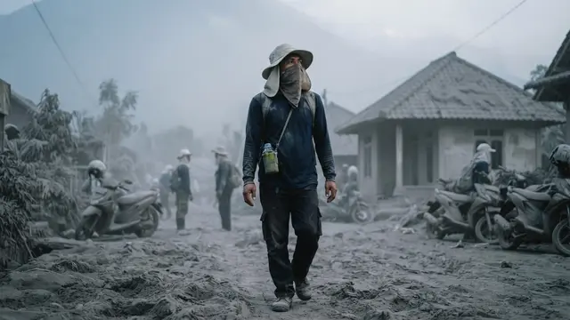 Cara Lindungi Diri dari Abu Vulkanik Tanpa Masker