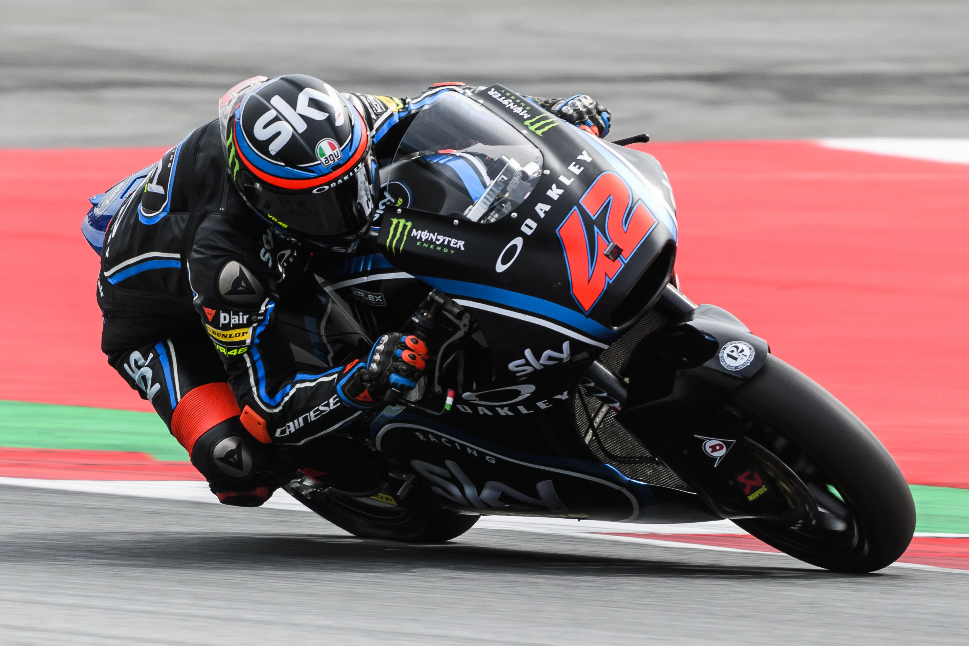 Pembalap Sky Racing Team VR46, Francesco Bagnaia berharap bisa tampil di MotoGP 2019. (Jure Makovec / AFP)