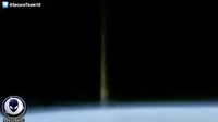 Cahaya energi yang terlihat dari ISS (ISS/Express.co.uk).