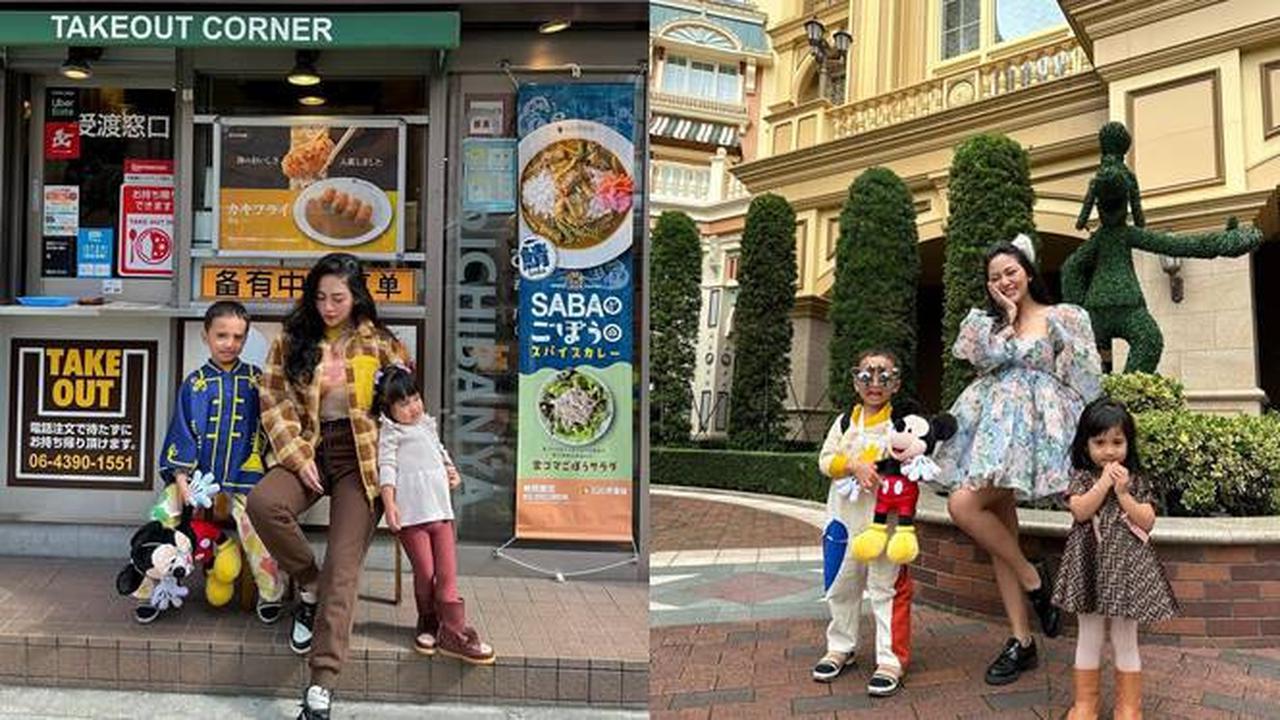 7 Potret Seru Liburan Rachel Vennya Ke Jepang, Seru Ajak Buah Hati