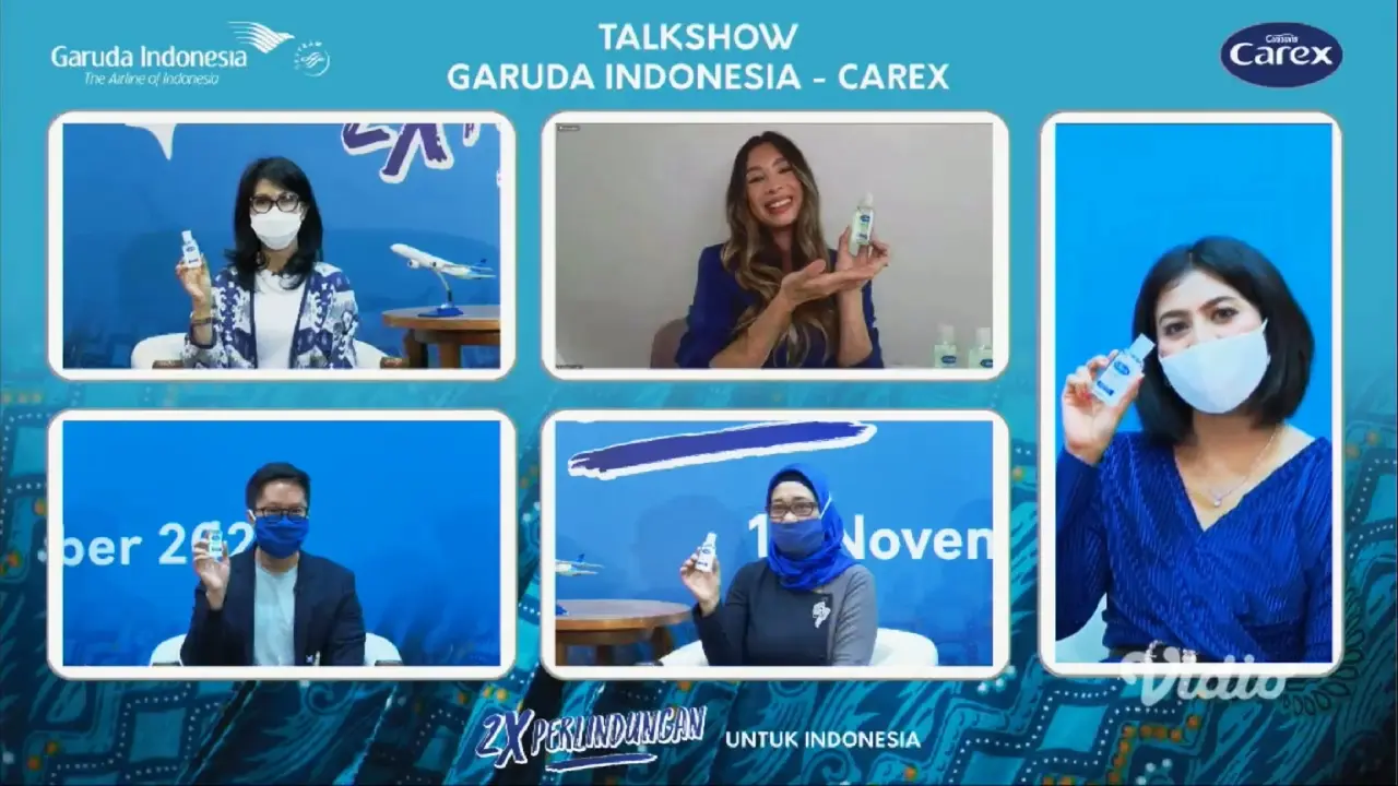 Kolaborasi Carex dan Garuda INdonesia Tingkatkan Keamanan dan Kenyamanan Penerbangan di Masa Pandemi