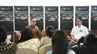 Wakil Menteri Luar Negeri RI, Mahendra Siregar berbicara kepada sejumlah jurnalis pada sela forum Kemlu for Startup di Jakarta, 25 November 2019 (Rizki Akbar Hasan / Liputan6.com)