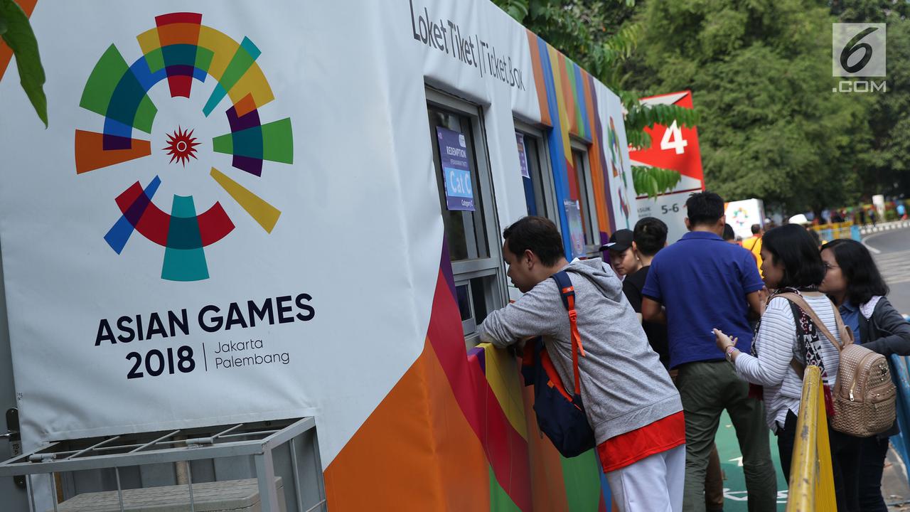 Penonton Seremoni Pembukaan Asian Games 2018 Padati Pintu Masuk