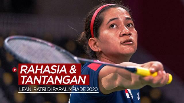 Berita video atlet para bulutangkis Indonesia, Leani Ratri Oktila, mengungkapkan rahasia keberhasilannya dan tantangan yang dijumpai di Paralimpiade Tokyo 2020.