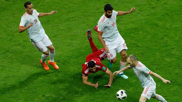 Gol Tunggal Diego Costa Bawa Spanyol Tumbangkan Iran