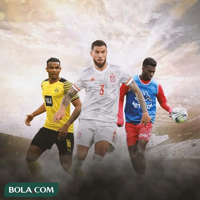 Ilustrasi - Manuel Akanji, Inigo Martinez, Benoit Badiashile