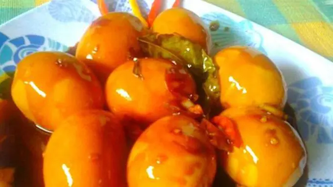 Telur bumbu saus tiram./Copyright cookpad.com/Ricka Erlyani