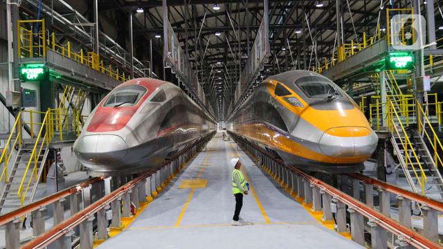 Intip Depo Tegalluar, Tempat Perawatan Kereta Cepat Jakarta-Bandung