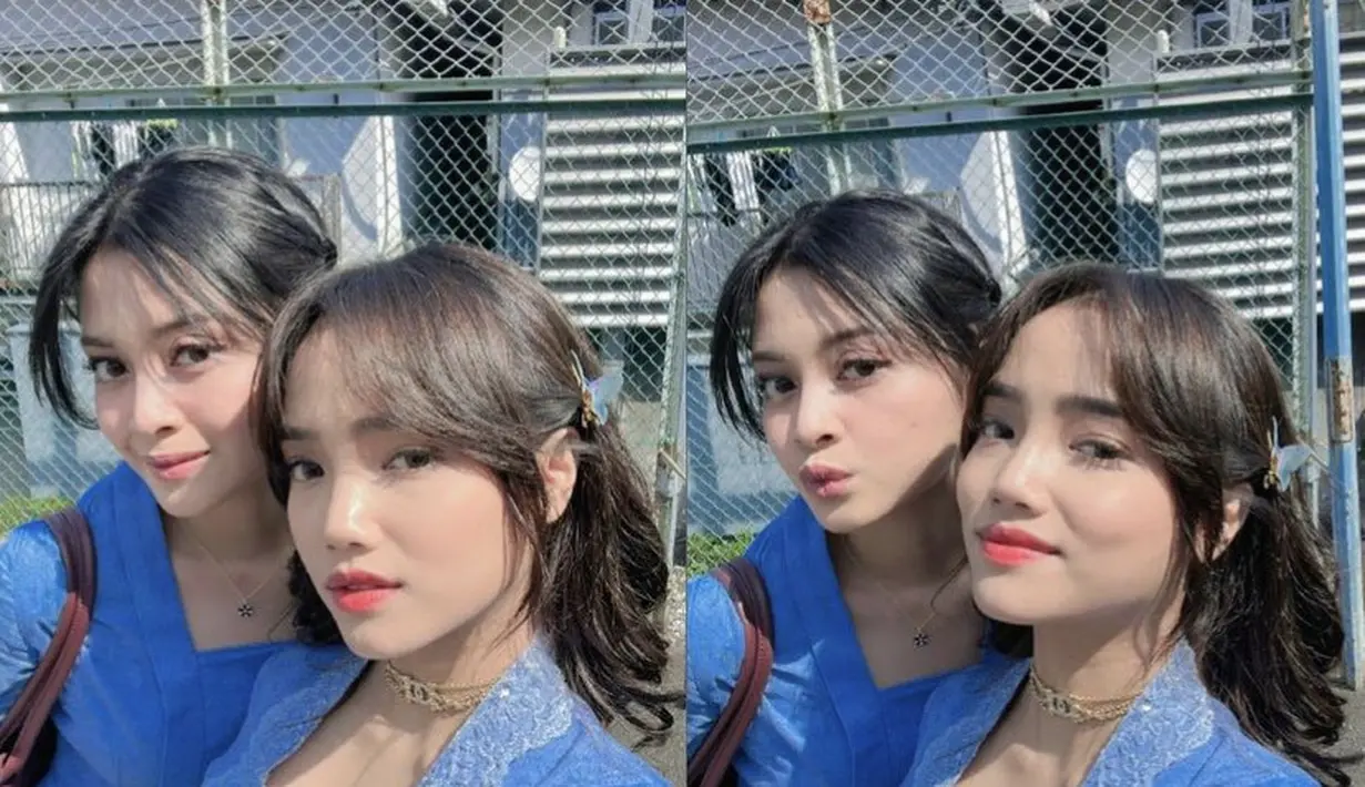 Untuk aksesori, kedua terlihat mengenakan kalung. Fuji dengan kalung choker. Sementara, Yoriko dengan kalung berliontin minimalis. [@fuji_an/@yorikooangln_]