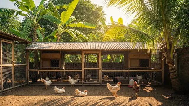 Posisi Kandang Ayam Rumahan yang Paling Aman dari Bau