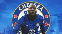 Chelsea - Ilustrasi Romelu Lukaku (Bola.com/Adreanus Titus)