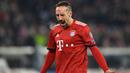 3. Franck Ribery (Bayern Munchen) - Pemain asal Prancis ini memutuskan hengkang dari Allianz Arena setelah 12 tahun mengabdi. Pria berusia 36 tahun itu sudah mencatatkan 422 laga dengan torehan 123 gol dan 183 assist. (AFP/Christof Stache)