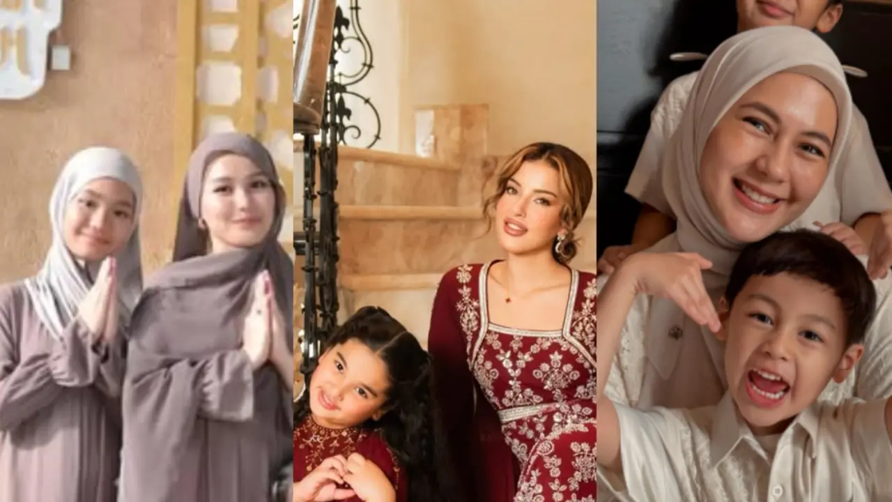 Ayu Ting Ting hingga Tasya Farasya, Potret Hangat Ibu Tunggal dan Anak Selebriti Rayakan Lebaran
