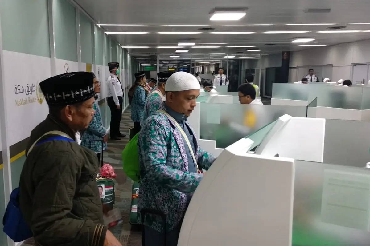 Counter Khusus Jemaah Haji di Bandara Soetta