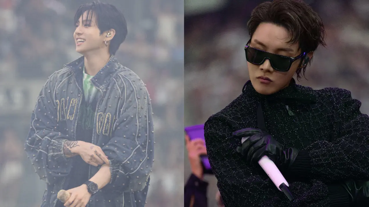 Gaya High Fashion Jungkook, Jimin, Suga, dan J-Hope di Konser BTS ARIRANG Paris, Panggung Berasa Runway Mewah