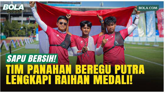 Tim Panahan Beregu Putra Indonesia Lengkapi Emas Panahan SEA Games 2025!