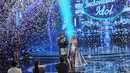 Setelah melewati serangkaian panjang, akhirnya kompetisi Indonesian Idol 2018 sampai pada puncaknya. Senin (23/4/2018) telah diumumkan satu nama yang lahir sebagai pemenang, yakni Maria Simorangkir. (Deki Prayoga/Bintang.com)