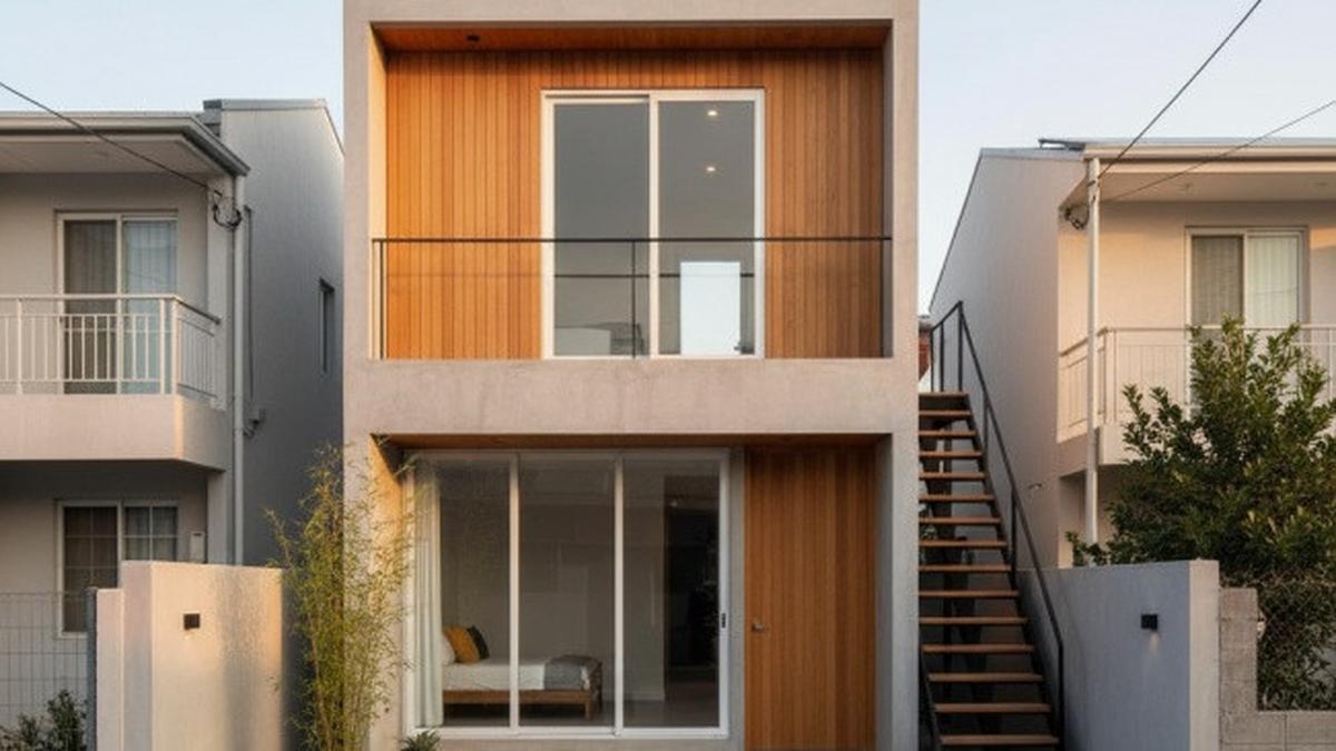 7 Gambar Rumah Sederhana 6x12 Atap Datar, Cocok untuk Bangun Hunian Megah di Lahan Terbatas