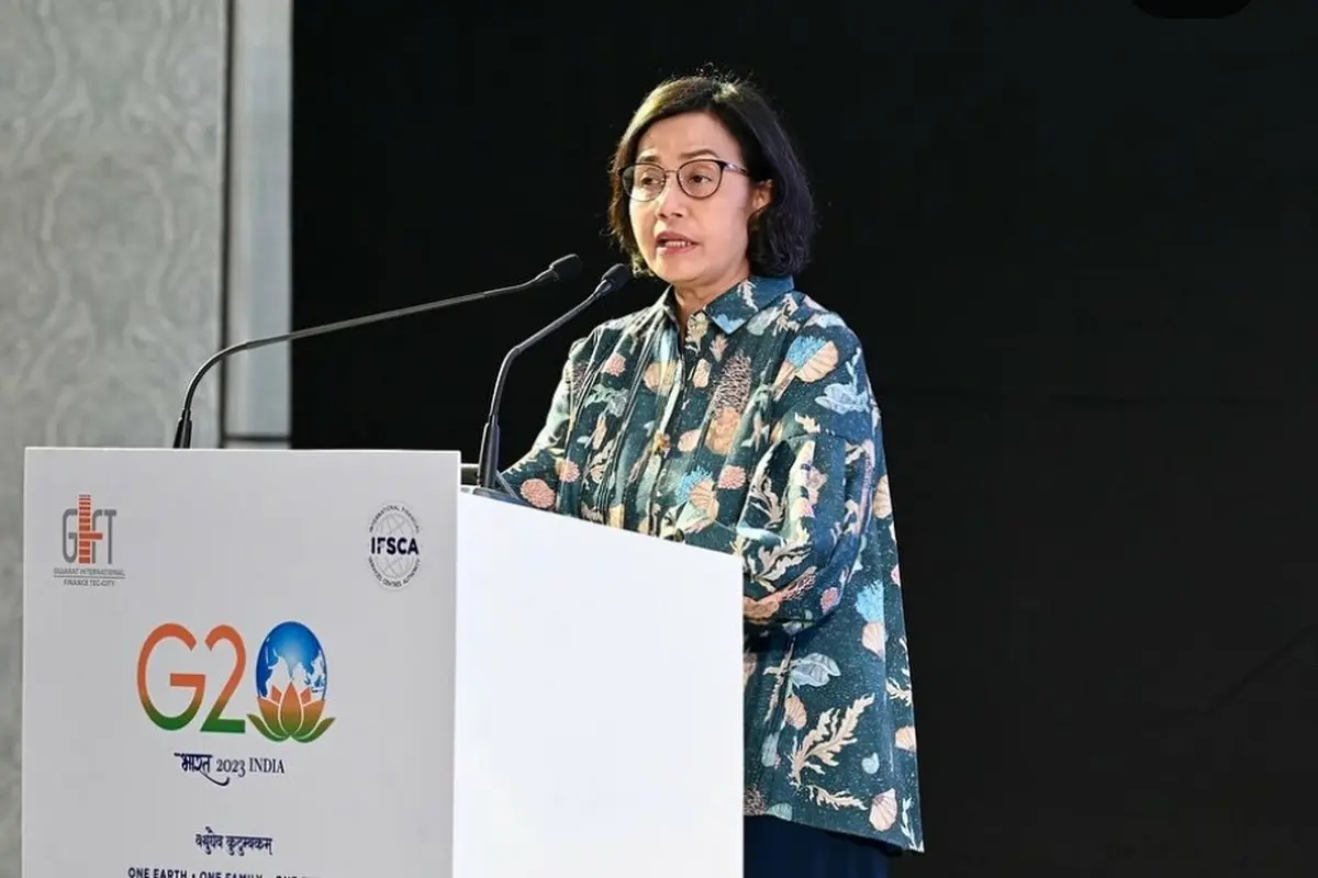 Menteri Keuangan (Menkeu) Sri Mulyani Indrawati menghadiri side event G20 India terkait Infrastructure Investors Dialogue, di Ghandhinagar India. (akun instagram pribadinya @smindrawati)
