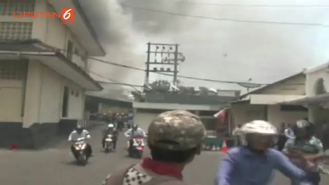 Gedung Mapolda Jateng Terbakar