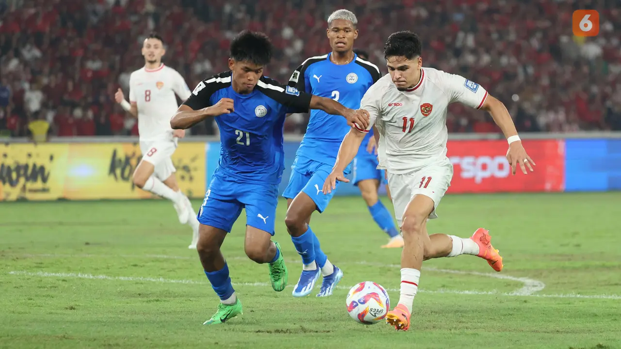 Timnas Indonesia vs Filipina: Grup F Kualifikasi Piala Dunia 2026