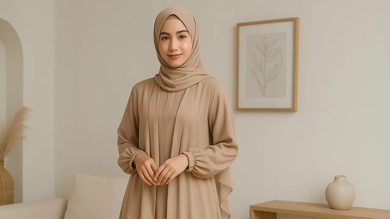 7 Model Gamis Abaya Remaja Terbaru agar Terlihat Muda dan Stylish