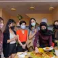 Gandeng Sahabatnya, Olla Ramlan Buka Usaha Makanan Pedas. foto: istimewa