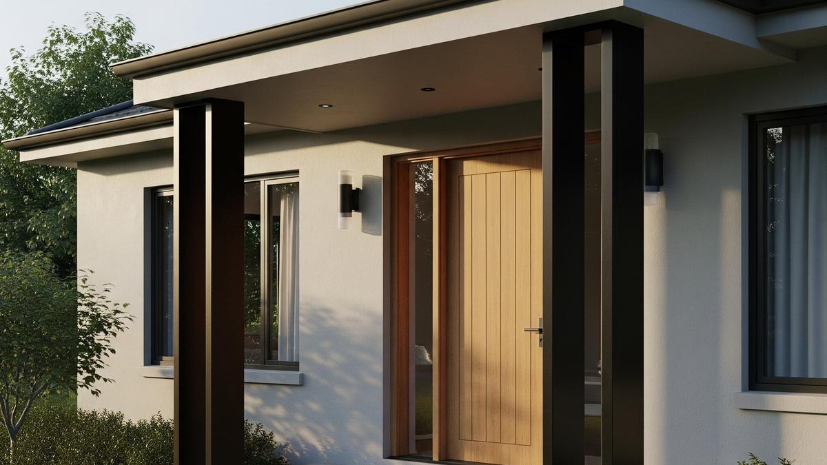 9 Model Teras 2 Tiang Rumah Sederhana, Keren, Minimalis, &amp; Elegan 2025