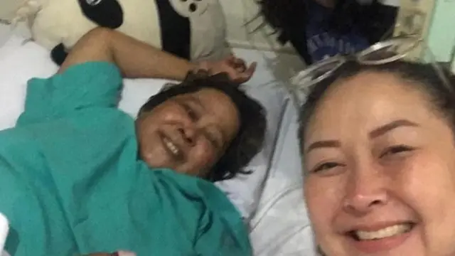 6 Potret Suti Karno Saat Dirawat Akibat Diabetes, Dijenguk Anak Ma'ruf Amin