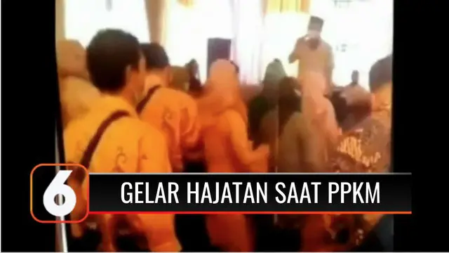 Lurah Pancoran Mas, Kota Depok, Jawa Barat, menggelar acara resepsi pernikahan hingga menimbulkan kerumunan. Bahkan hajatan dilakukan saat PPKM Darurat dan disertai dengan nyanyi dan joget tanpa jaga jarak.