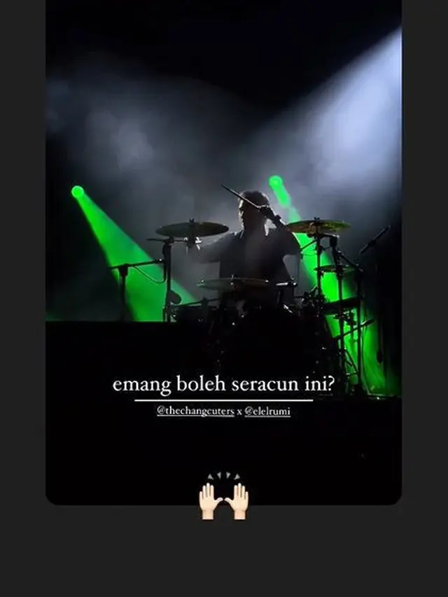 7 Potret El Rumi di Pestapora 2023, Jadi Drummer The Changcuters