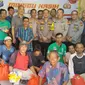 Polsek Pekanbaru Kota gelas Minggu Kasih menampung keluhan warga saat toleransi. (Liputan6.com/M Syukur)